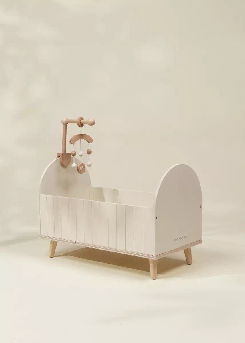 Wooden Doll Crib & Accessories - Mastermind Toys___249947