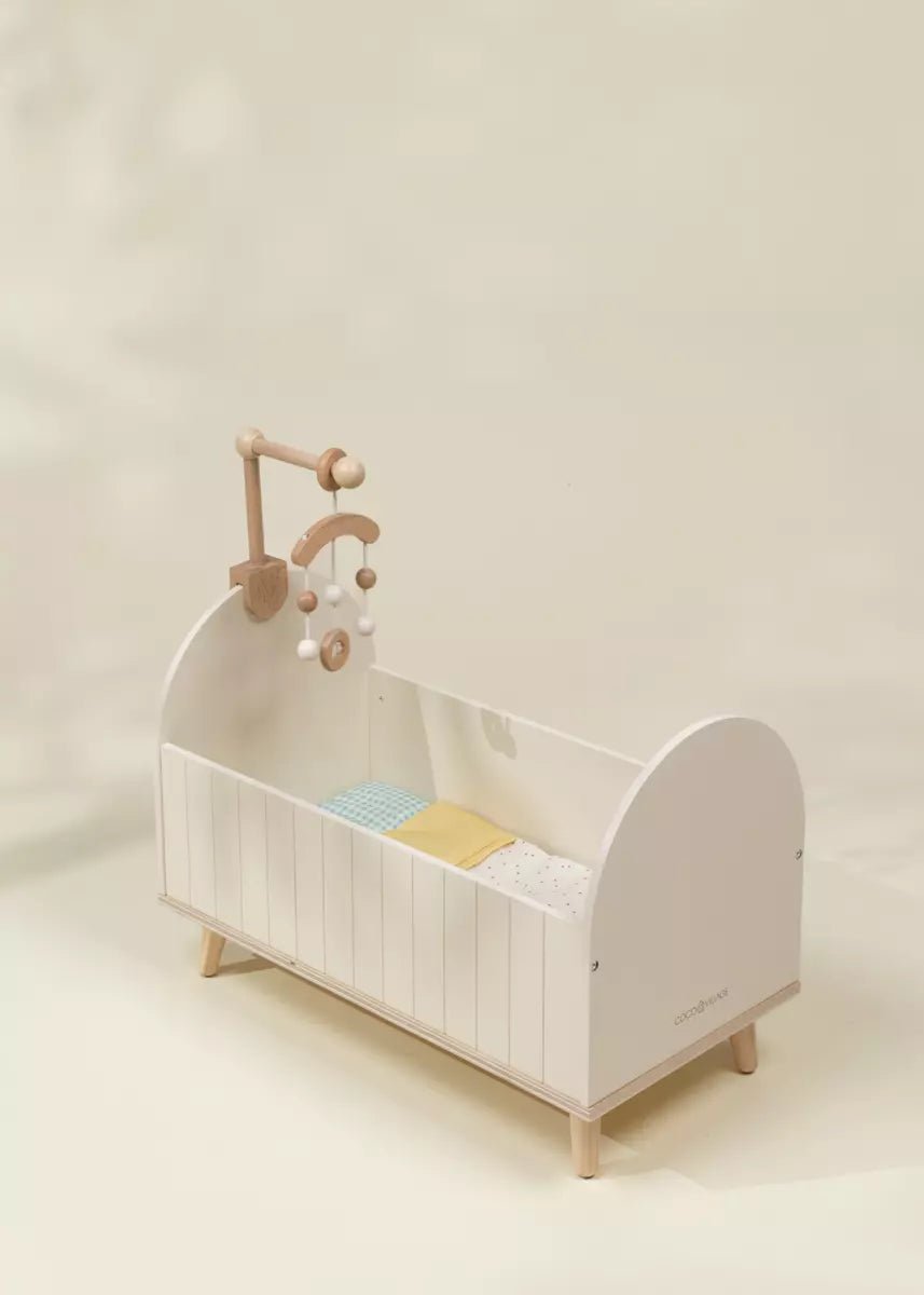 Wooden Doll Crib & Accessories - Mastermind Toys___249947
