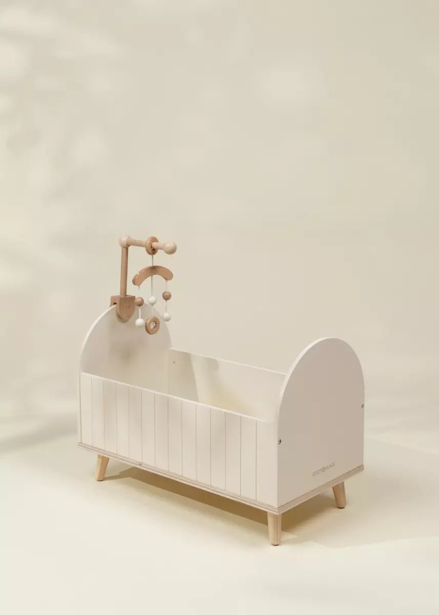 Wooden Doll Crib & Accessories - Mastermind Toys___249947