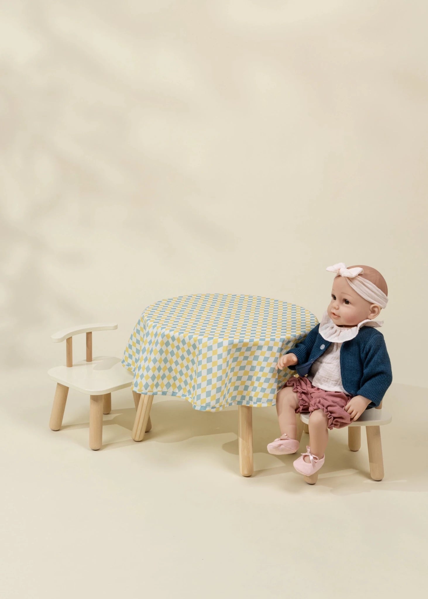 Wooden Doll Table & Chairs Set - Mastermind Toys___249948