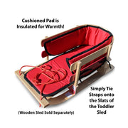 Wooden Pull Sleigh with Pad - Mastermind Toys___230996