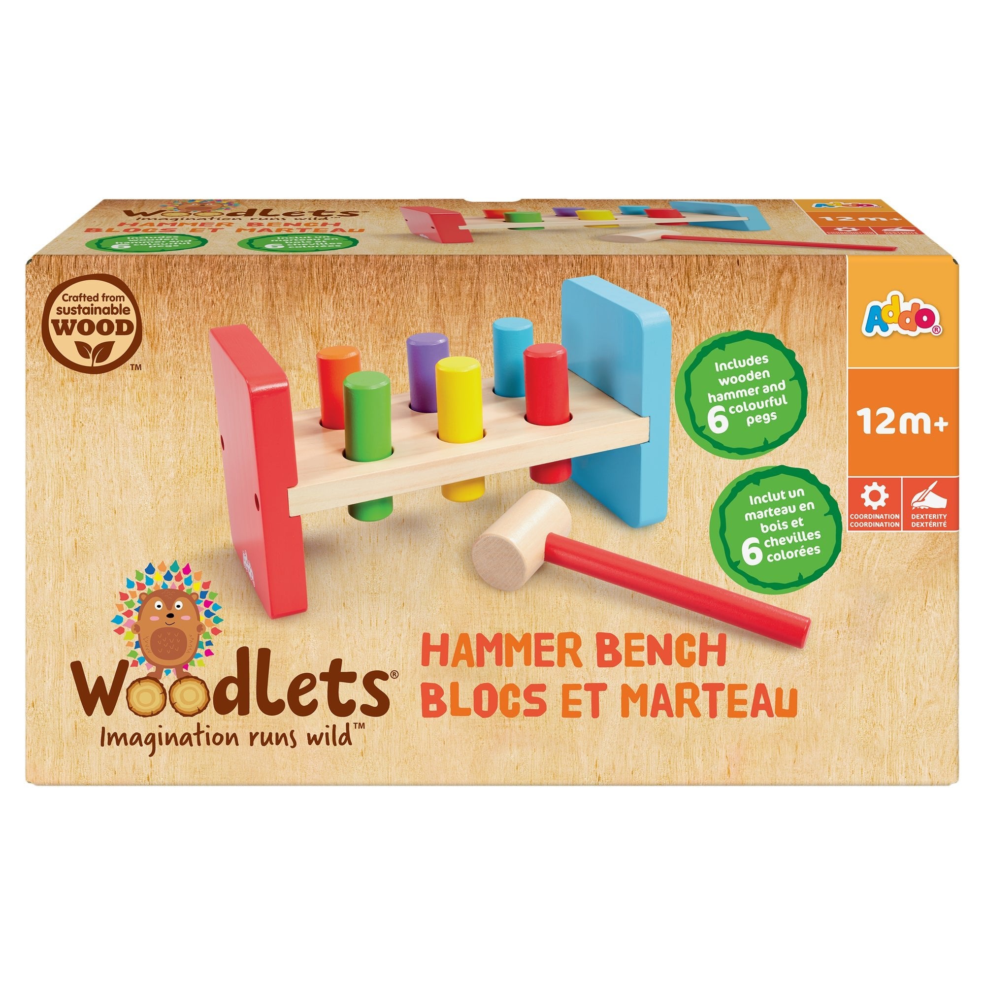 Woodlets Hammer Bench - Mastermind Toys___248148