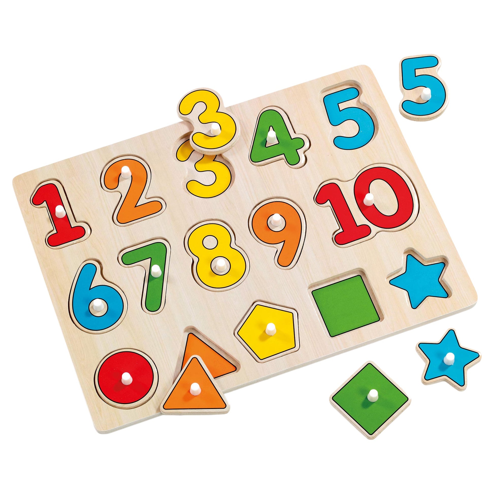 Woodlets Lift & Look Number puzzle - Mastermind Toys___248158