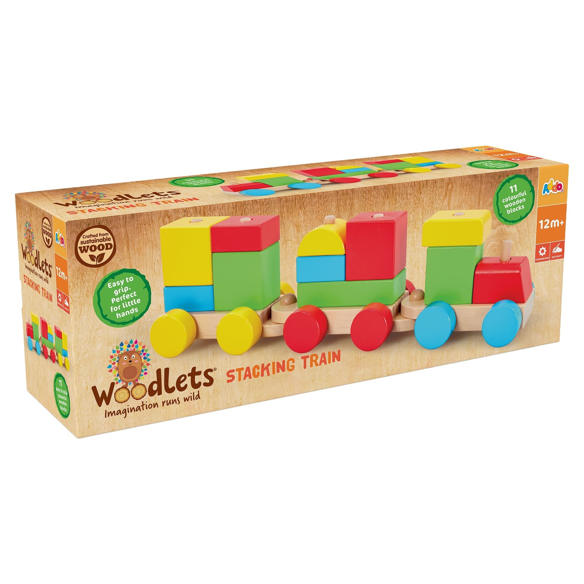 Woodlets Stacking Trains - Mastermind Toys___248163