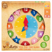 Woodlets Tell The Time Clock - Mastermind Toys___248167