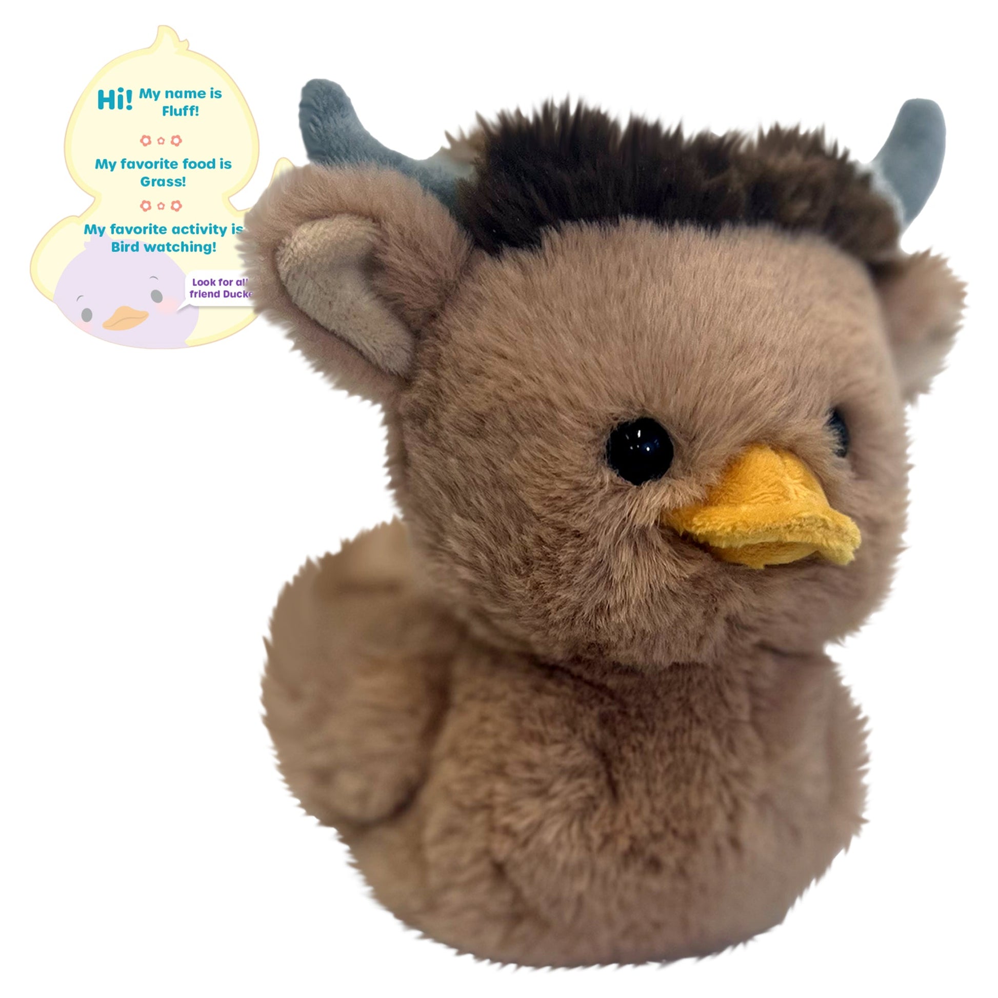 Worlds Softest Plush Duckeez 7" - Fluff - Mastermind Toys___247547