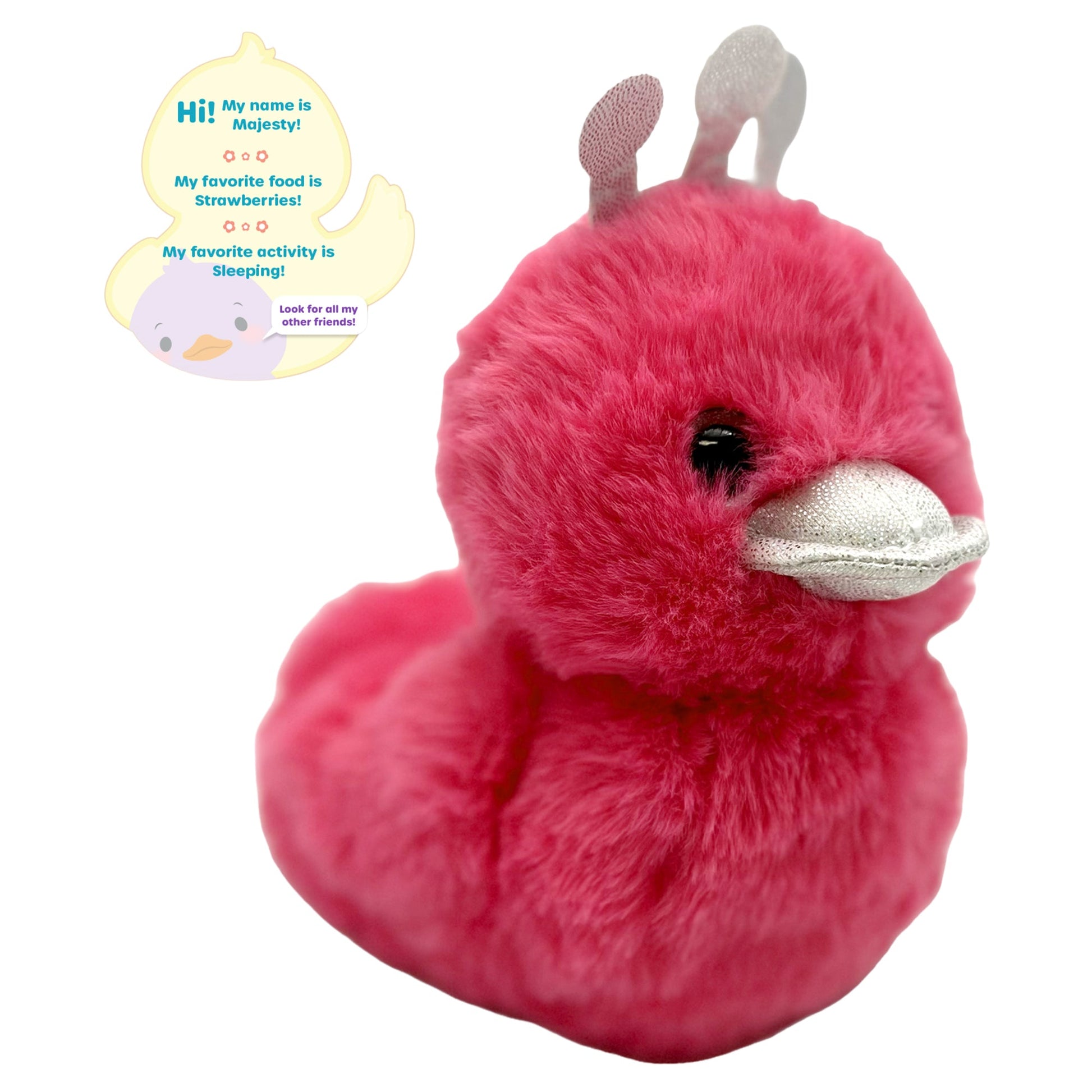 Worlds Softest Plush Duckeez 7" - Majesty - Mastermind Toys___247546