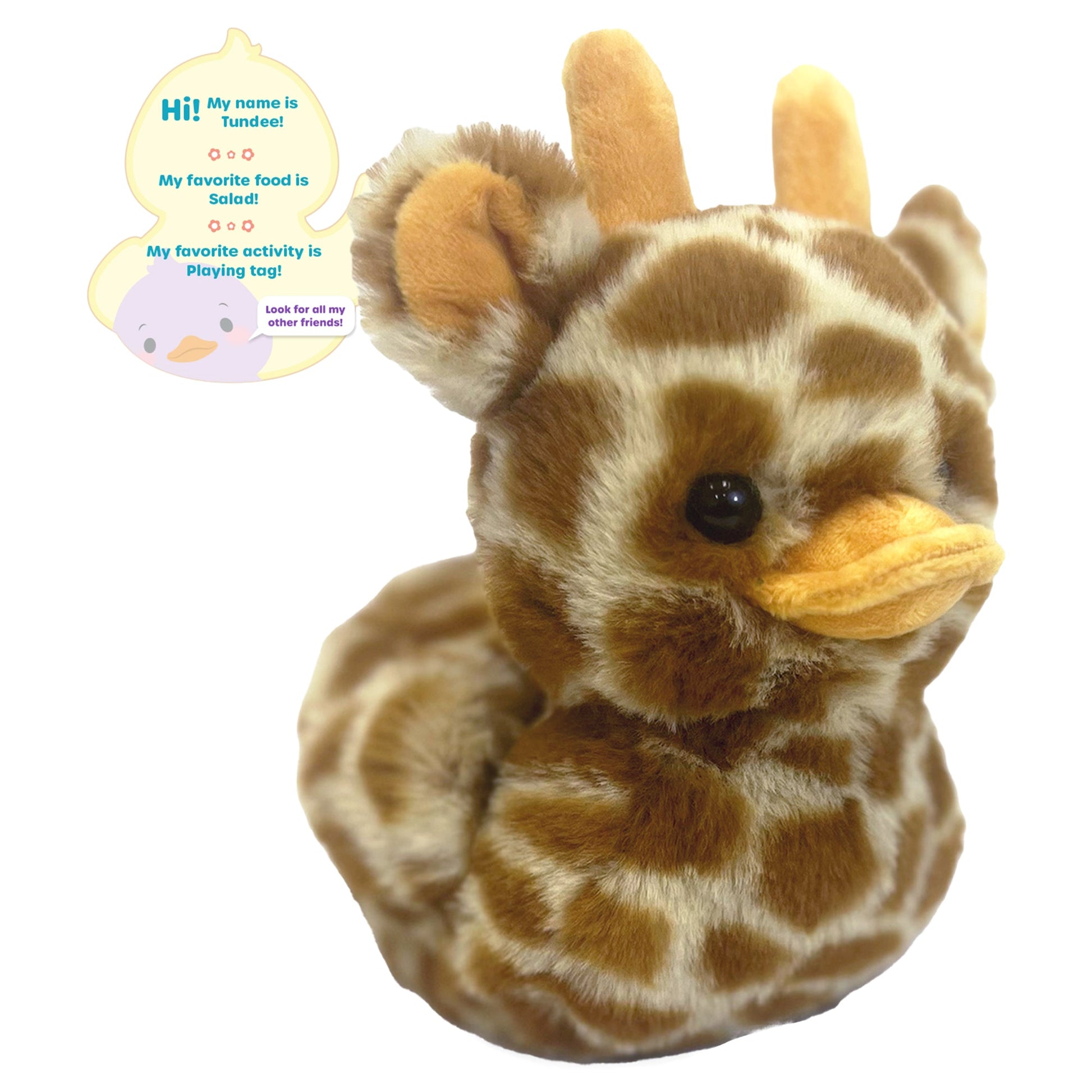 Worlds Softest Plush Duckeez 7" - Tundee - Mastermind Toys___247541