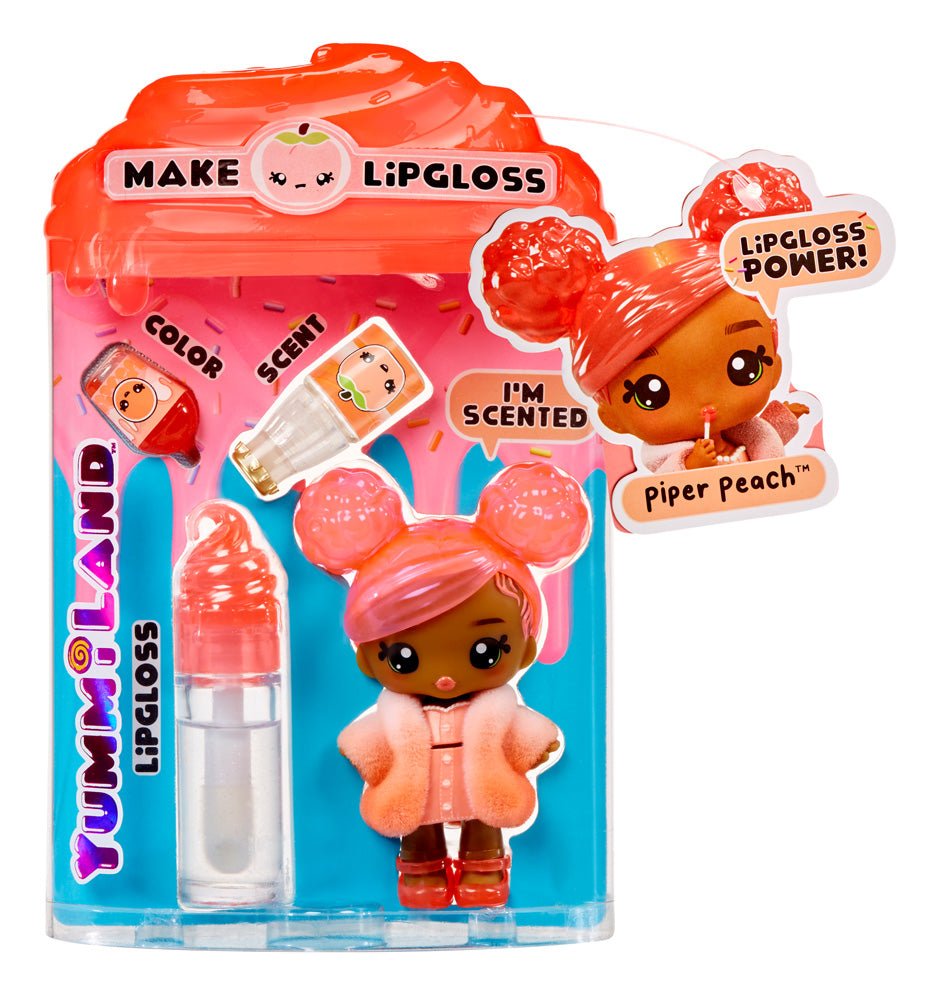 Yummiland Lipgloss Doll - Piper Peach - Mastermind Toys___238311