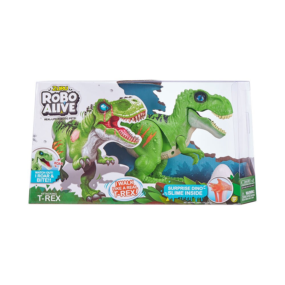 ブルー リアルver！　T-REXグリーンver！ Robo Alive Robotic T-Rex S2 Assorted – Mastermind Toys