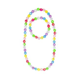 Great Pretenders Colour Me Rainbow Necklace and Bracelet Set