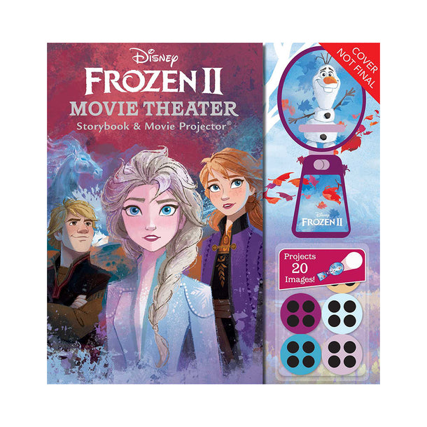 Disney Frozen II Movie Theater Storybook & Movie Projector Book
