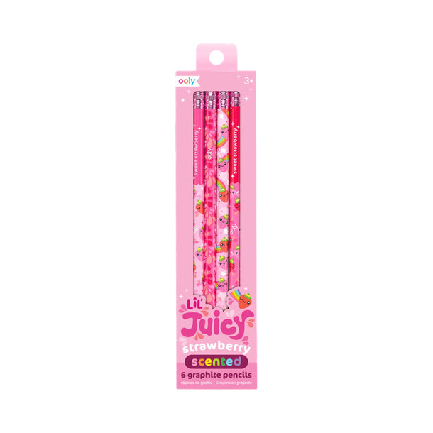 Ooly Lil' Juicy Strawberry Scented Pencils