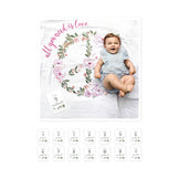 Lulujo - Baby's First Year - All You Need is Love Milestone Blanket