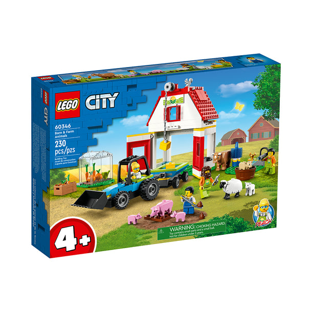 LEGO City Barn & Farm Animals 60346 Building Kit (230 Pieces)