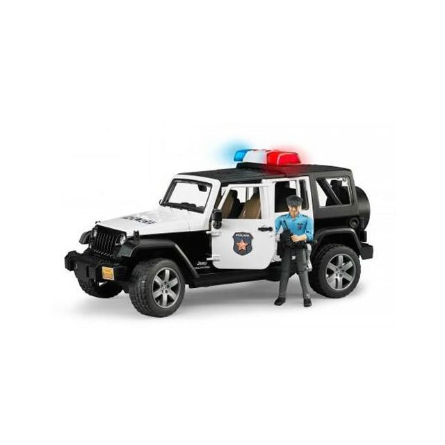 Bruder Jeep Wrangler Unlimited Rubicon Police Vehicle with Policeman - Mastermind Toys___137963