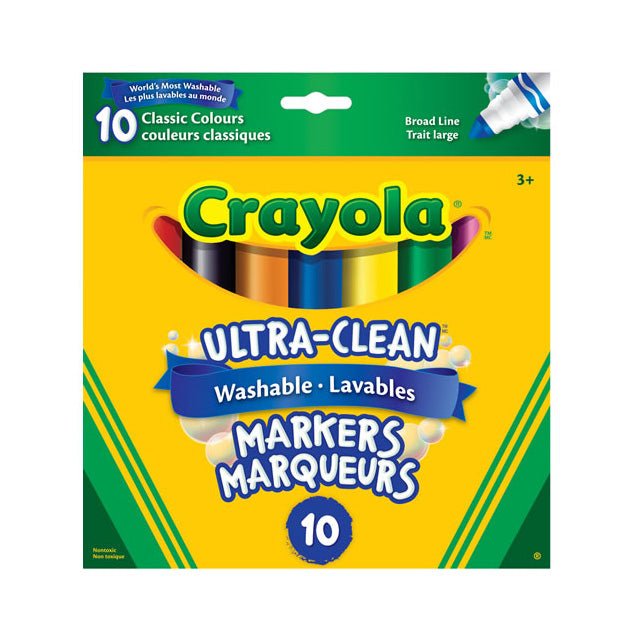 Crayola Ultra - Clean Washable Markers 10 Pack - Mastermind Toys___136382