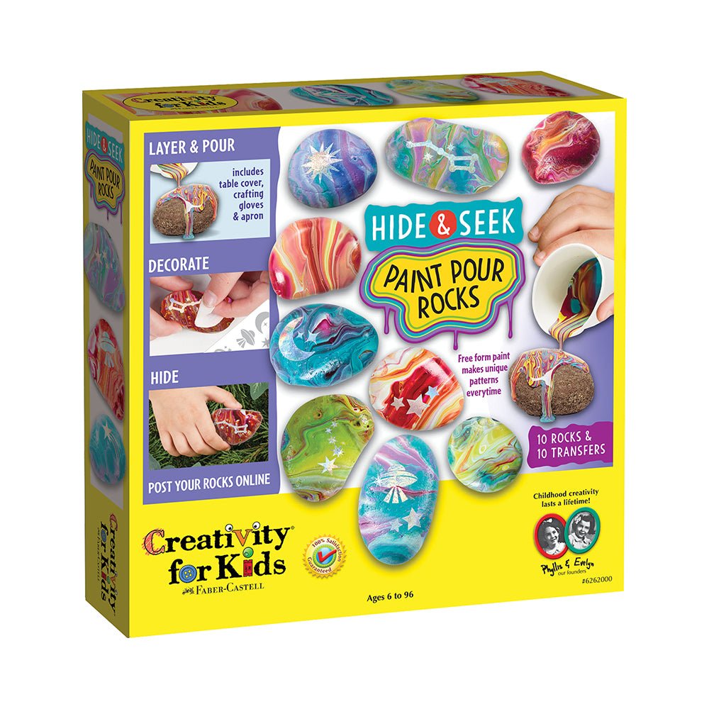 Creativity for Kids Hide & Seek Paint Pour Rocks - Mastermind Toys___218383