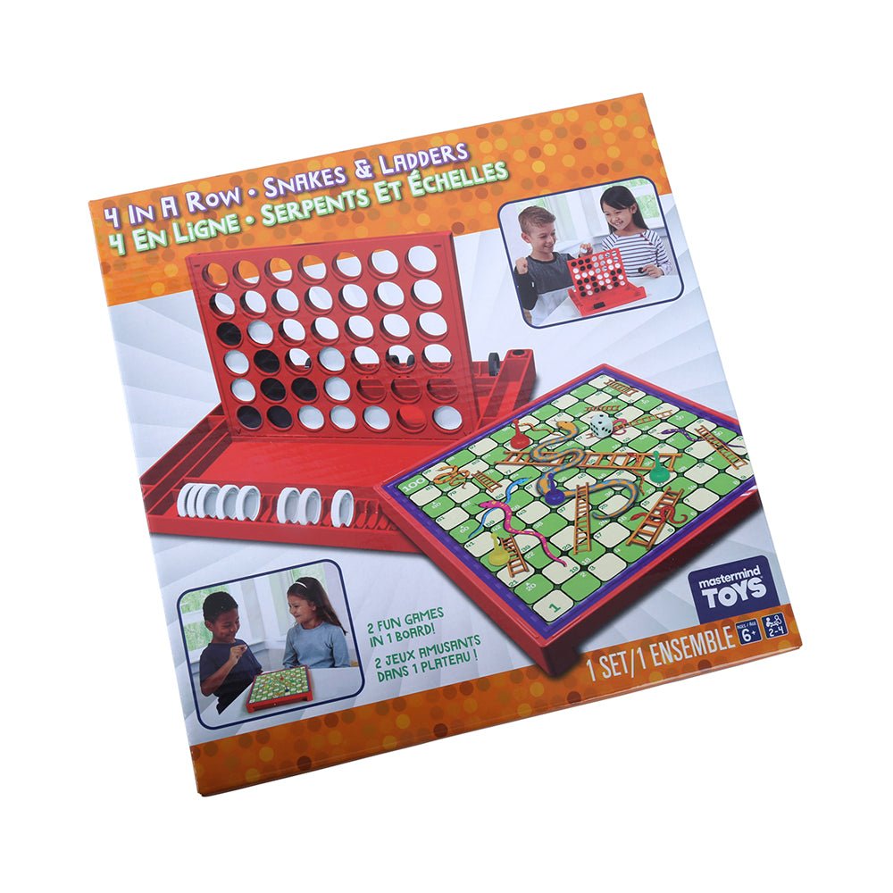Mastermind Toys 4 - in - a - row & Snakes and Ladders Combo - Mastermind Toys___225110